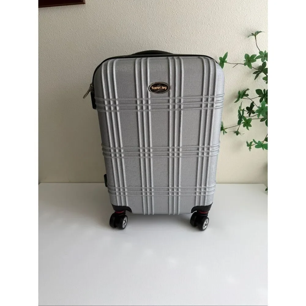 TRAVEL JOY EXPANDABLE LUGGAGE CARRY ON SUITCASE TSA LIGHTWEIGHT HARDSIDE LUGGAGE